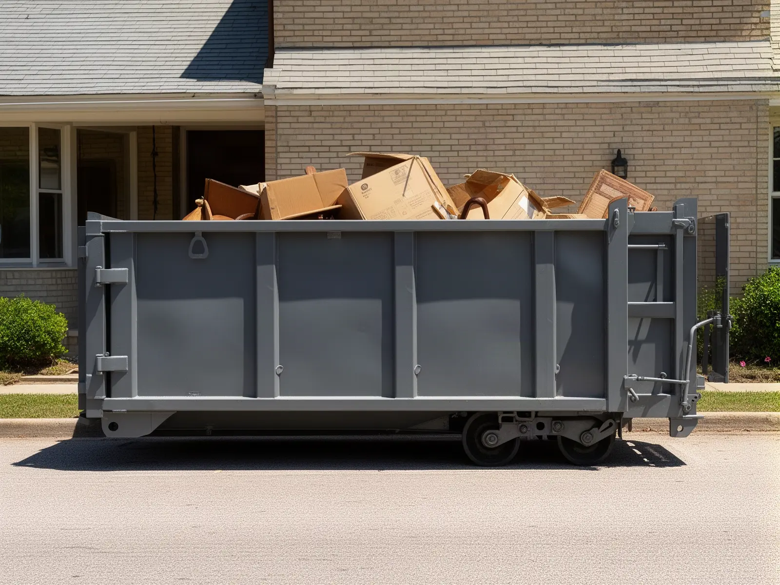 Roll-off dumpster from Fort Knox Dumpster Rentals in Pensacola, FL